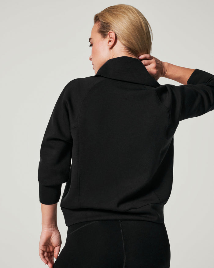 SPANX: AirEssentials Half Zip - Very Black - B Social Boutique