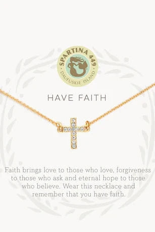 Spartina 449: 818402 Have Faith/Cross - B Social Boutique
