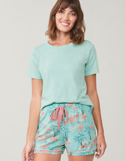 Spartina 449: Flamingo Pajama Shorts - B Social Boutique