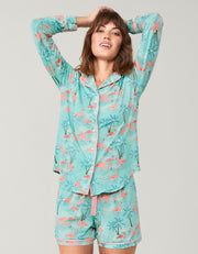 Spartina 449: Flamingo Pajama Top - B Social Boutique