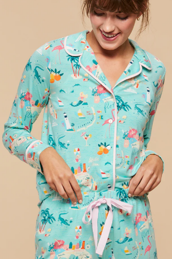 Spartina 449: Florida Pajama Top - B Social Boutique
