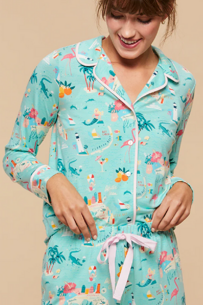 Spartina 449: Florida Pajama Top - B Social Boutique