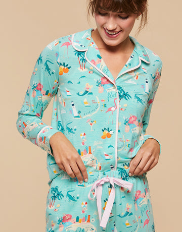 Spartina 449: Florida Pajama Top - B Social Boutique