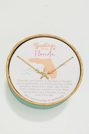 Spartina 449: GF Sea La Vie Necklace Florida/Starfish - B Social Boutique