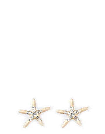 Spartina 449: Sea La Vie Shine/Starfish Studs - B Social Boutique