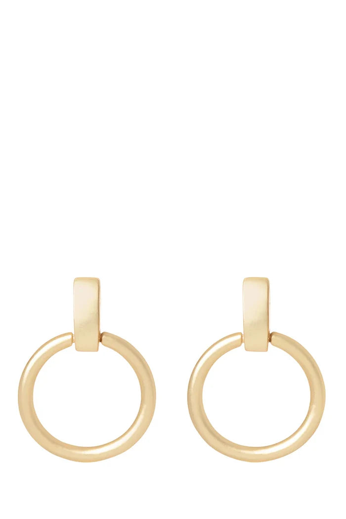 Spartina 449: Simple Ring Earring, Gold