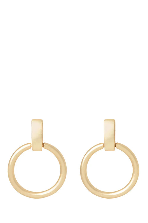 Spartina 449: Simple Ring Earring, Gold