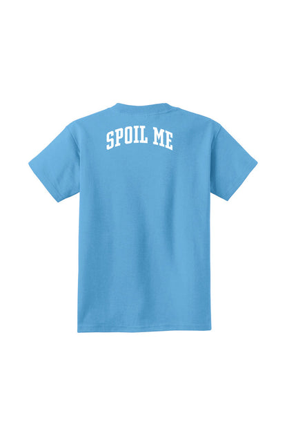 Spoiled Rotten Aquatic Blue Short Sleeve Youth T-Shirt