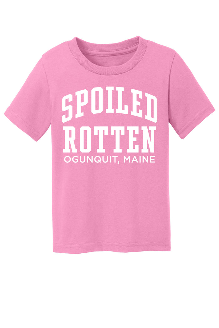 Spoiled Rotten Candy Pink Short Sleeve Toddler T-Shirt
