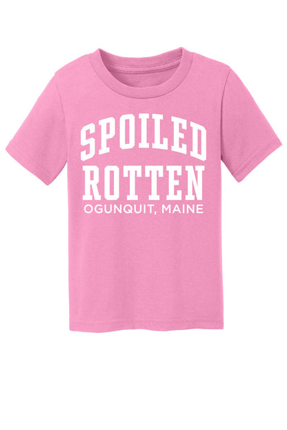 Spoiled Rotten Candy Pink Short Sleeve Toddler T-Shirt