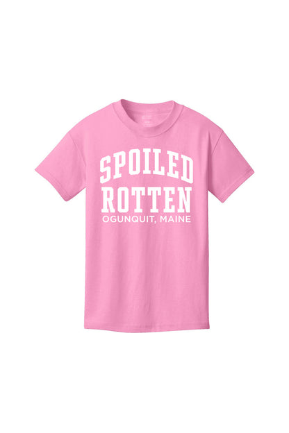 Spoiled Rotten Candy Pink Short Sleeve Youth T-Shirt