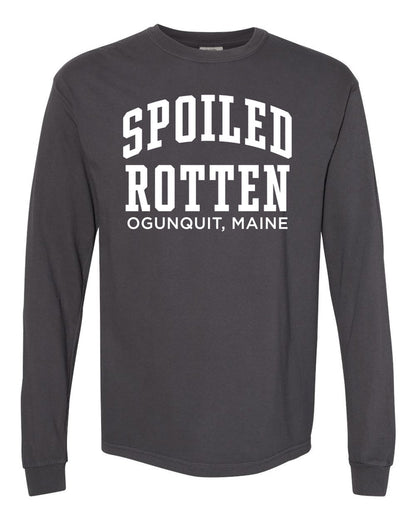 Spoiled Rotten Graphite Long Sleeve Adult T-Shirt