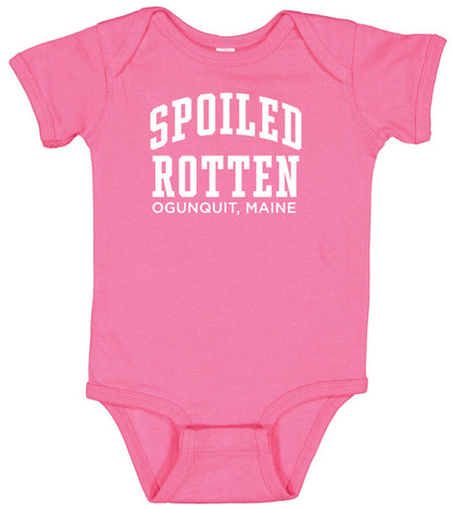 Spoiled Rotten Hot Pink Baby Onesie
