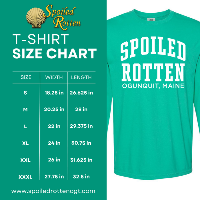 Spoiled Rotten Island Green Long Sleeve Adult T-Shirt