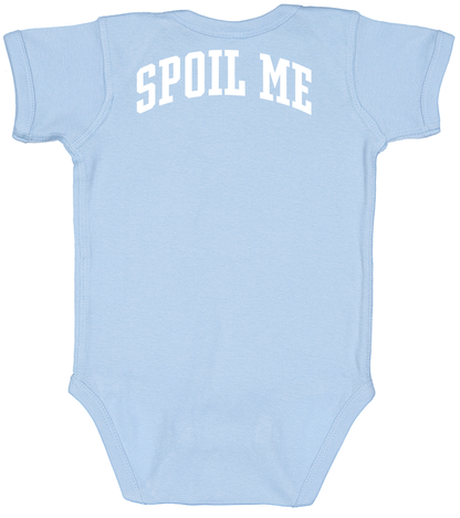 Spoiled Rotten Light Blue Baby Onesie