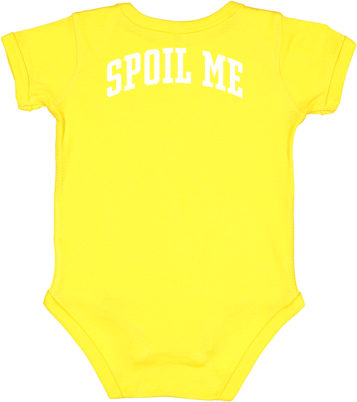 Spoiled Rotten Yellow Baby Onesie