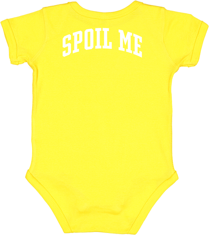 Spoiled Rotten Yellow Baby Onesie