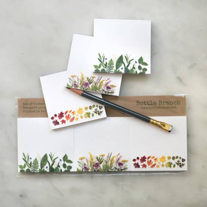 Spring Summer Fall Sticky Notes Set of 3