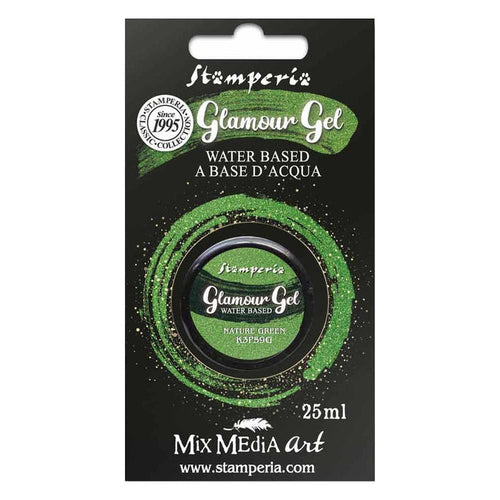Stamperia Glamour Gel - Nature Green
