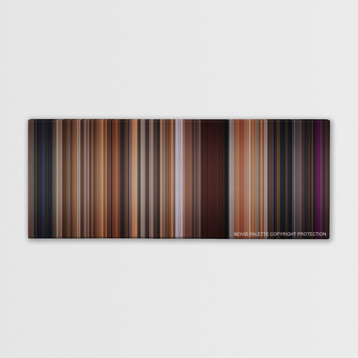 Step Up color palette canvas print: thousands of thin vertical stripes of color