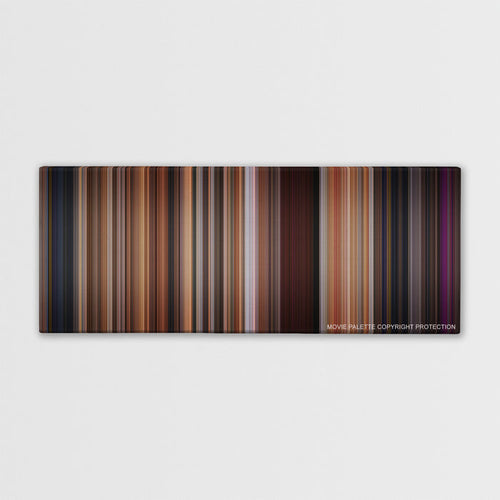 Step Up color palette canvas print: thousands of thin vertical stripes of color