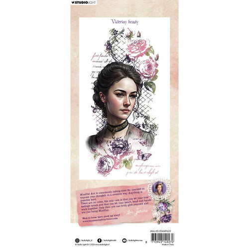 Studio Light Jenine's Mindful Art Clear Stamp - Nr. 609, Victorian Beauty