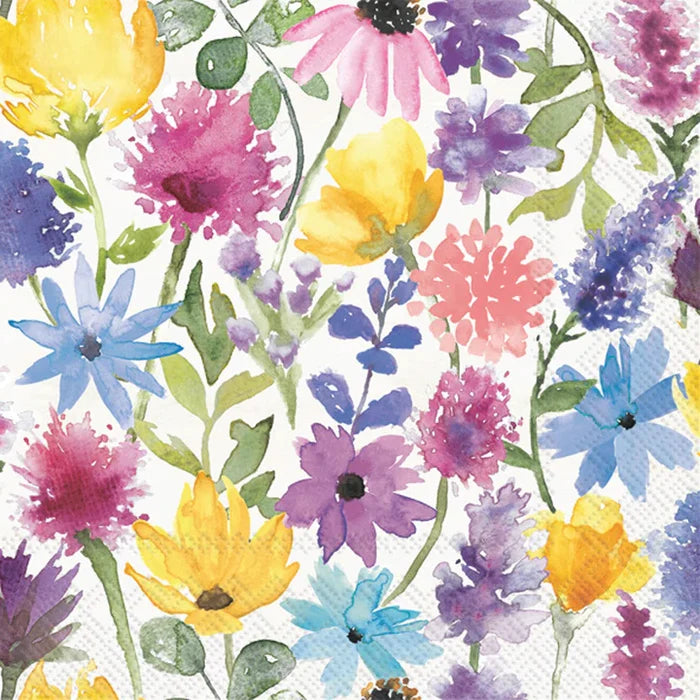 Summer Floral Cocktail Napkins