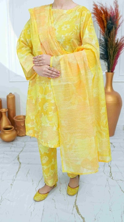 Sunshine Bloom Stitched X KHUSSA (COMBO SET)