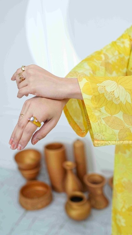 Sunshine Bloom Stitched X KHUSSA (COMBO SET)