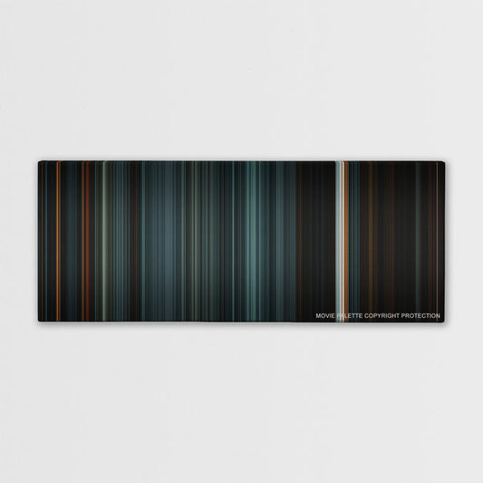 Sweeney Todd: The Demon Barber of Fleet Street color palette canvas print: thousands of thin vertical stripes of color