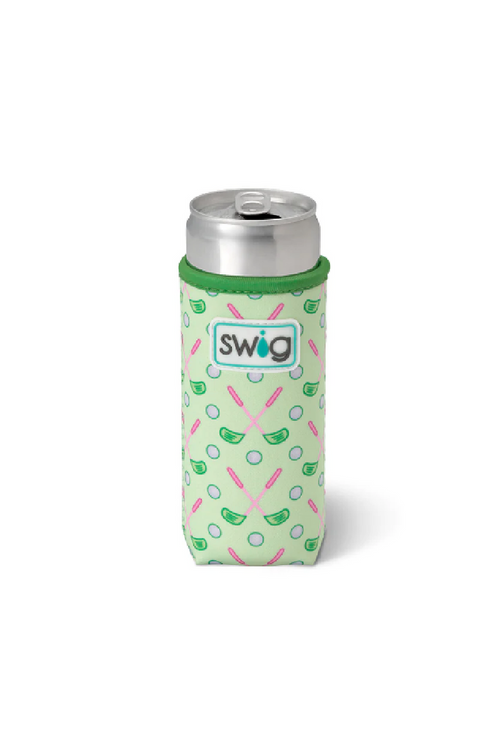 Swig: Tee Time Slim Can Coolie - B Social Boutique