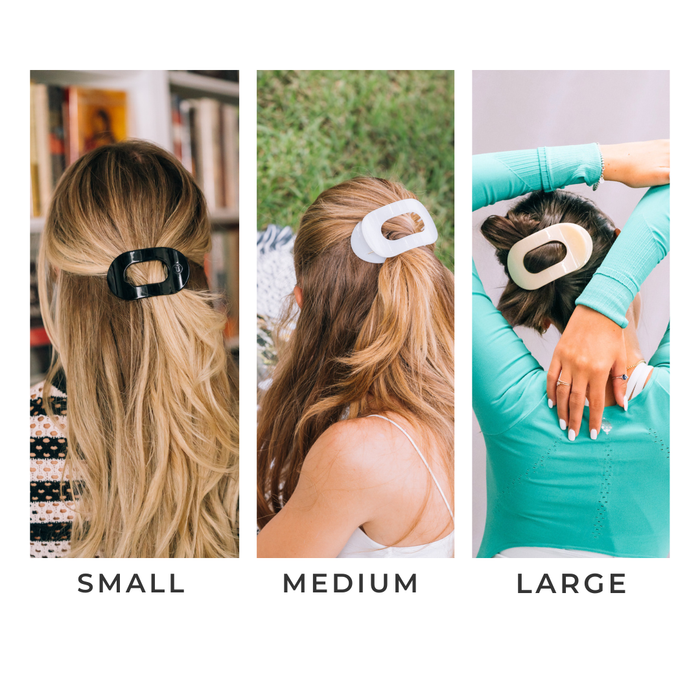 TELETIES: Small Flat Round Clip - B Social Boutique