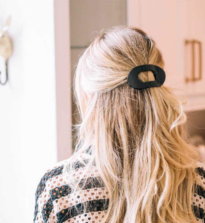 TELETIES: Small Flat Round Clip - B Social Boutique