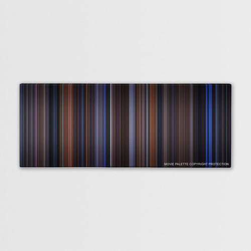 The Cable Guy color palette canvas print: thousands of thin vertical stripes of color