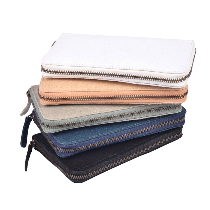 The Gary Wallet - Sage **Organically Plant Dyed**