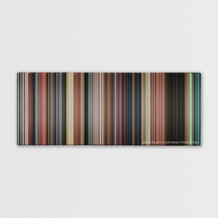 The Great Gatsby color palette canvas print: thousands of thin vertical stripes of color