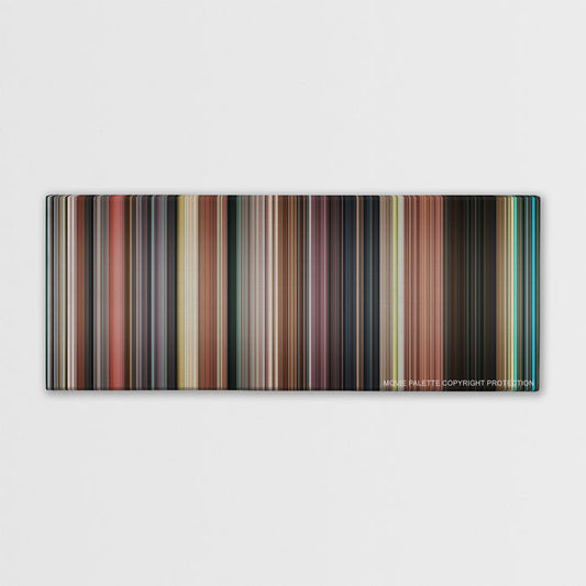 The Great Gatsby color palette canvas print: thousands of thin vertical stripes of color