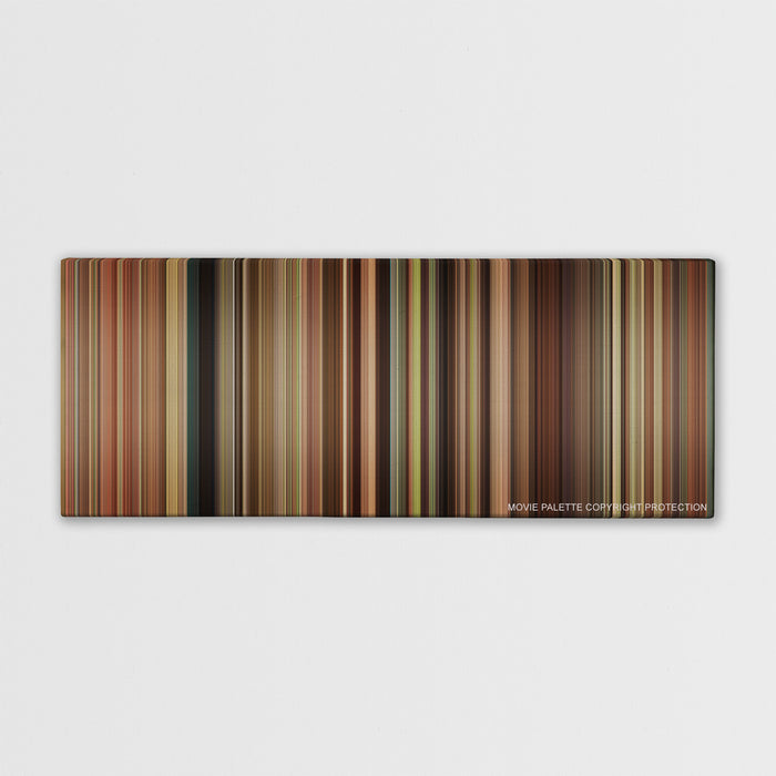 The Help color palette canvas print: thousands of thin vertical stripes of color