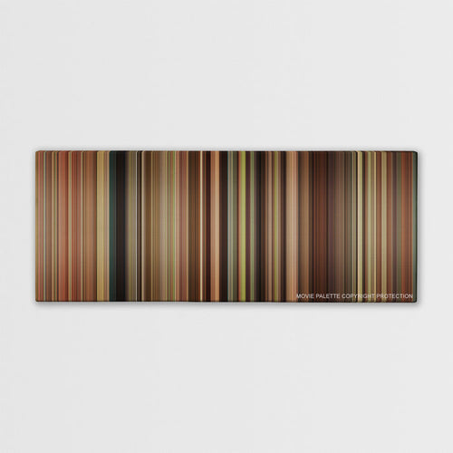 The Help color palette canvas print: thousands of thin vertical stripes of color