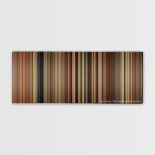 The Help color palette canvas print: thousands of thin vertical stripes of color