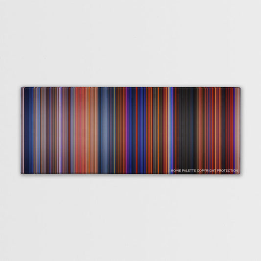 The Hunchback of Notre Dame color palette canvas print: thousands of thin vertical stripes of color