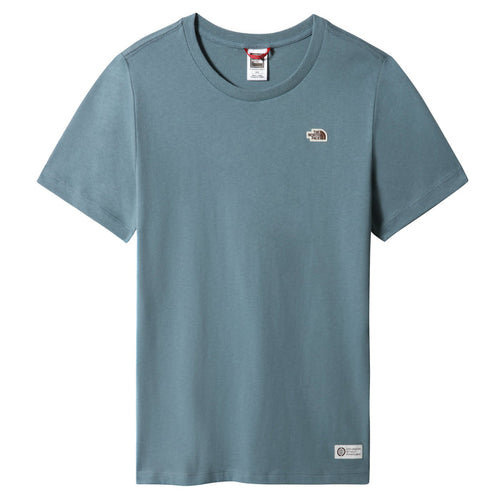 The North Face - W Heritage S/S Recycled Tee Tnf - Gobelin Blue-Tops-NF0A5IH3A9L1