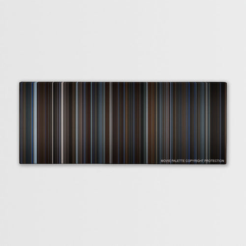 The Prestige color palette canvas print: thousands of thin vertical stripes of color