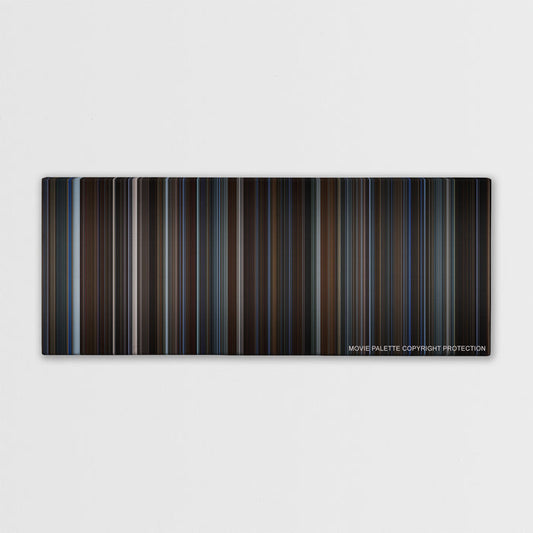 The Prestige color palette canvas print: thousands of thin vertical stripes of color