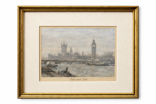 "Time & Tide" Framed Print