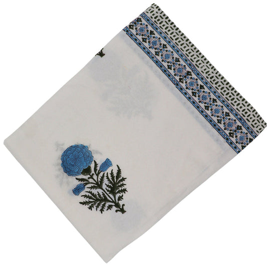 Toile de Blu Hortensia Organic Cotton Tablecloth by Ro'Table