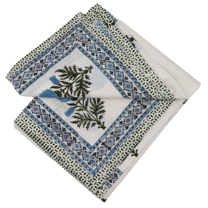Toile de Blu Hortensia Organic Cotton Tablecloth by Ro'Table