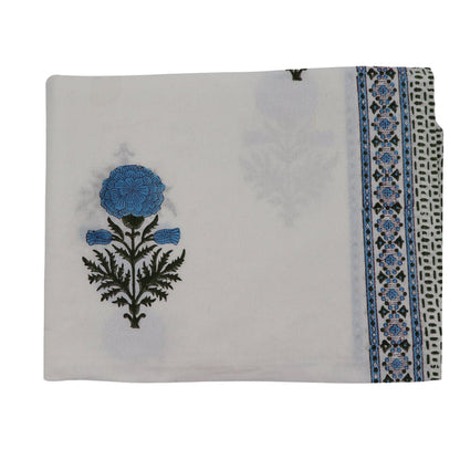 Toile de Blu Hortensia Organic Cotton Tablecloth by Ro'Table