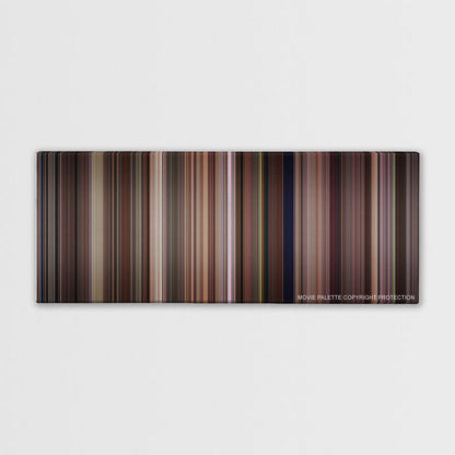 Tootsie color palette canvas print: thousands of thin vertical stripes of color