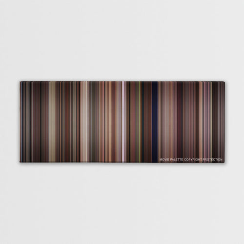 Tootsie color palette canvas print: thousands of thin vertical stripes of color